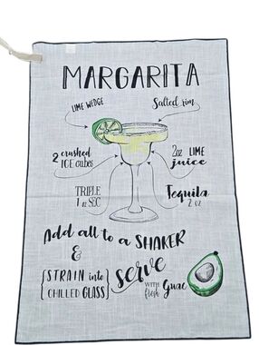 Shiraleah Margarita Cocktail Tea Towel